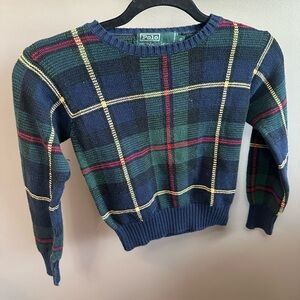 Polo by Ralph Lauren Kids Plaid Sweater - Blue, Green, Red